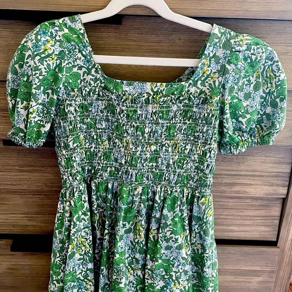 J.Crew girl’s pattern smocked dress